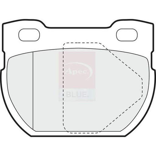 Apec Rear Brake Pad Set PD3296
