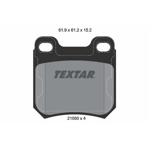 Textar Rear Brake Pad Set 2105002