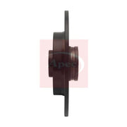 Apec 2 x Solid Rear Brake Discs DSK2553-x2