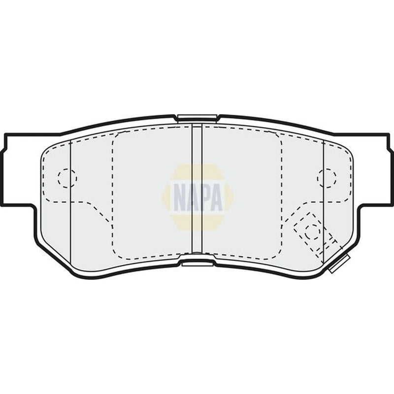 NAPA Rear Brake Pad Set NBP1414