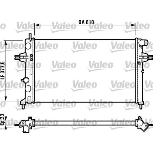 Valeo Engine Radiator 732729