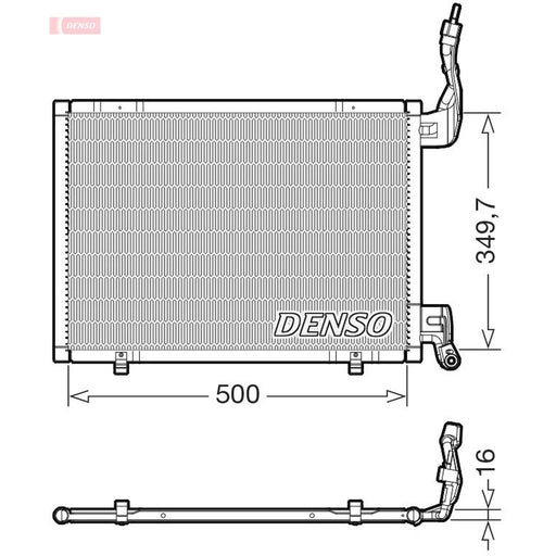 Denso Air Conditioning Condenser DCN10064
