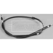 Borg & Beck Handbrake Cable Left Rear BKB2325