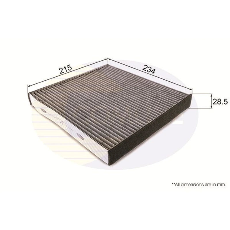 Comline Cabin Air Filter (Pollen Filter) EKF348A