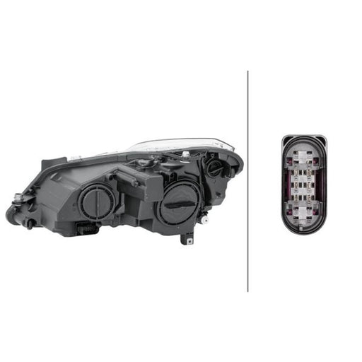 Hella Headlight Headlamp W5W Right 1EL 009 647-921