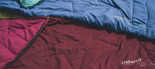 Outwell Champ Kids Ocean Blue Blue Junior Sleeping Bag - Outwell - Van Life Living