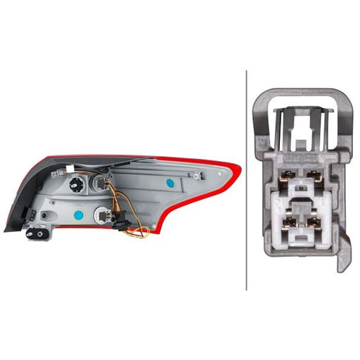 Hella Tail Light / Lamp PY21W Left 2SD 354 828-031