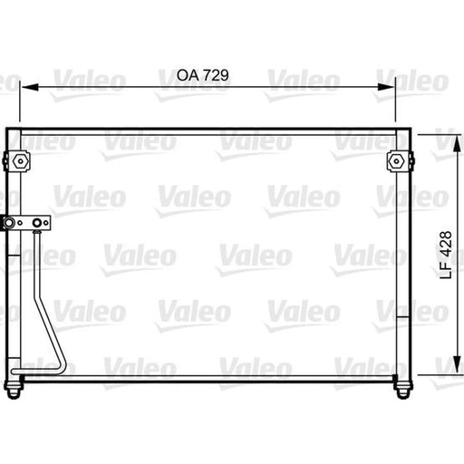 Valeo Air Conditioning Condenser 814261