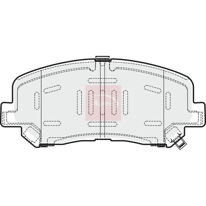 Apec Front Brake Pad Set PAD1915