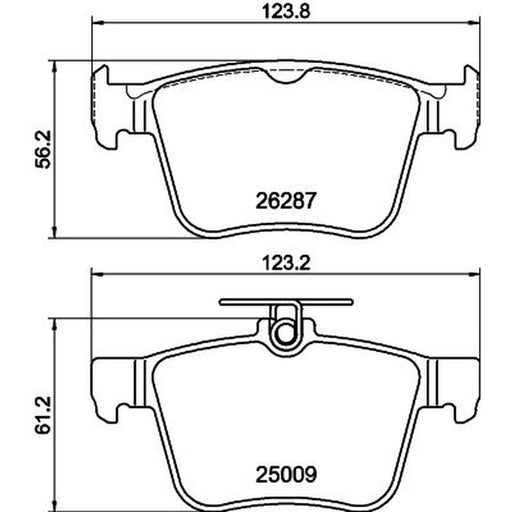 Mintex Rear Brake Pad Set MDB3523