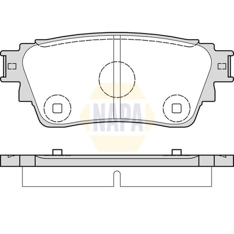 NAPA Rear Brake Pad Set NBP1916