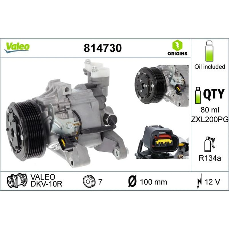 Valeo Air Conditioning Compressor 814730
