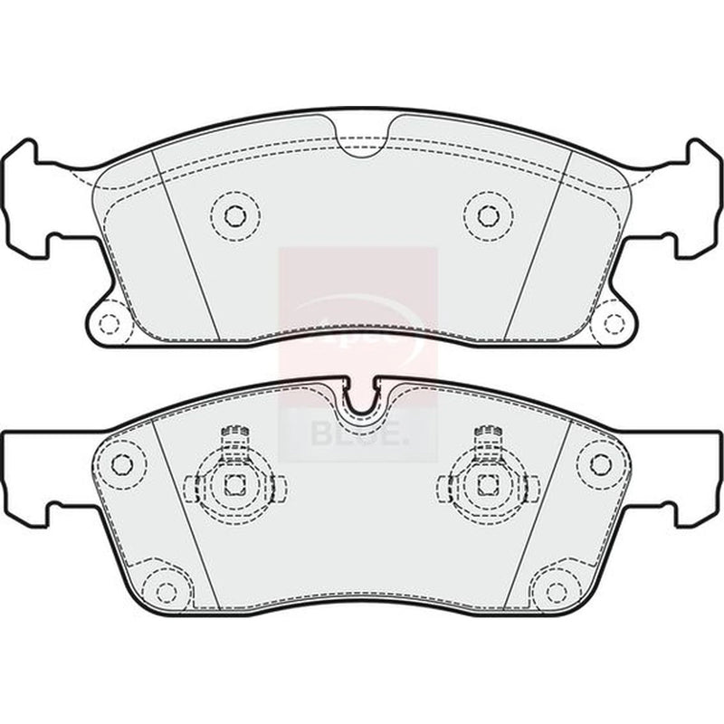 Apec Front Brake Pad Set PD3704