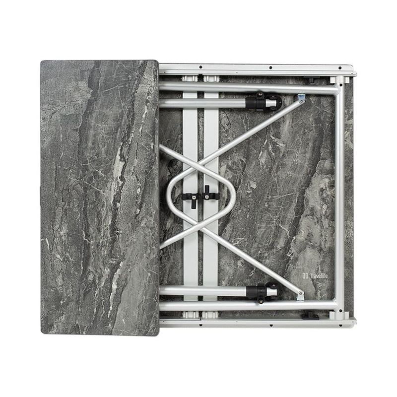 Travellife Sorrento Table Extendable Honeycomb Dark Grey 80/110/140Cm 2129380 - Travellife - Van Life Living