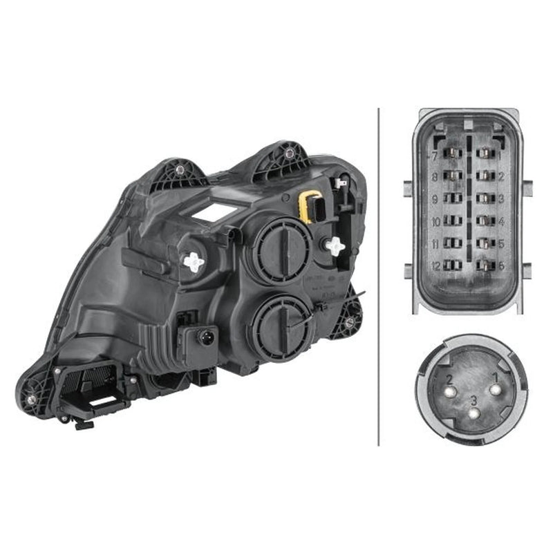 Hella Headlight Headlamp P21W Right 1ED 010 116-541