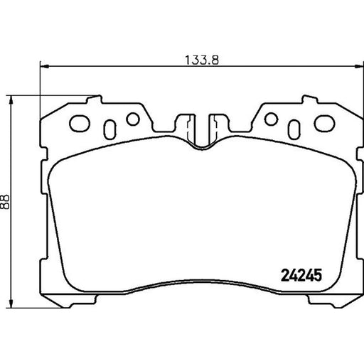 Mintex Front Brake Pad Set MDB2761