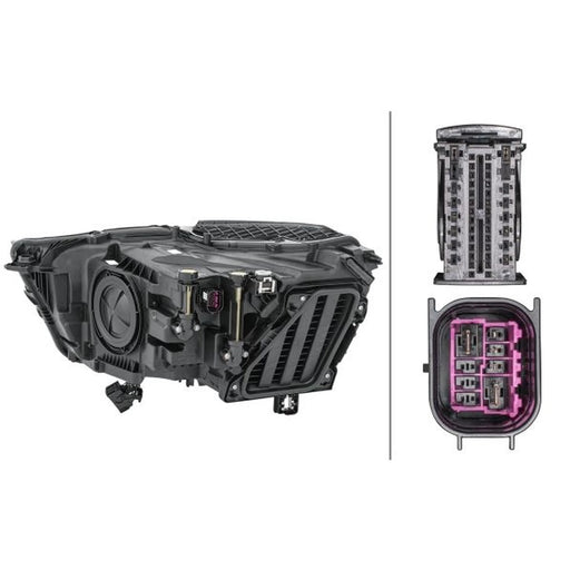 Hella Headlight Headlamp LED Right 1LX 354 870-101