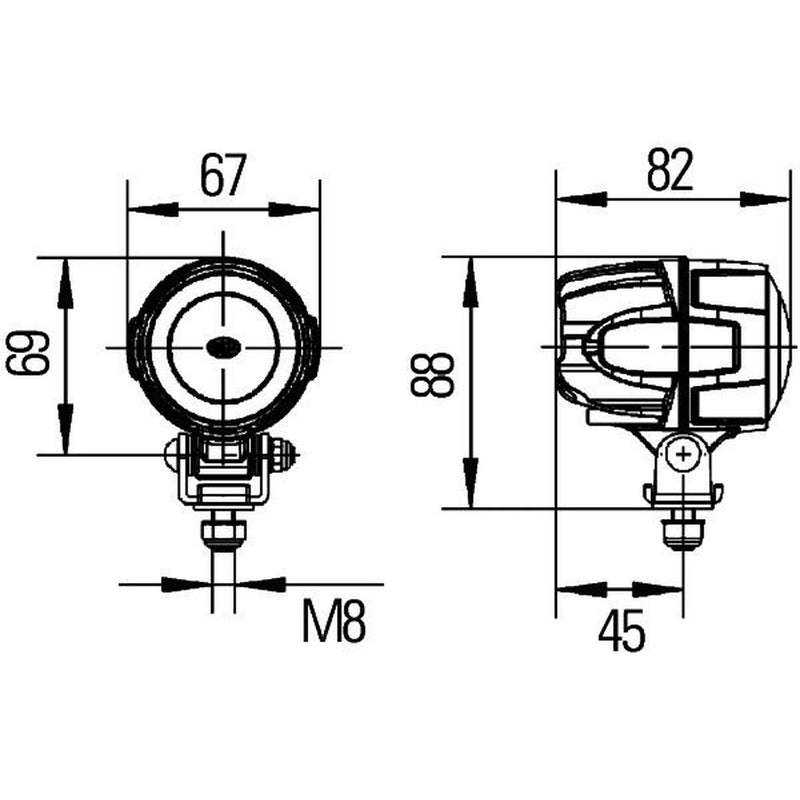 Hella Worklight High 1G0 995 050-051