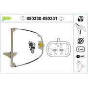 Valeo Electric Window Regulator Lifter Left Front 850330