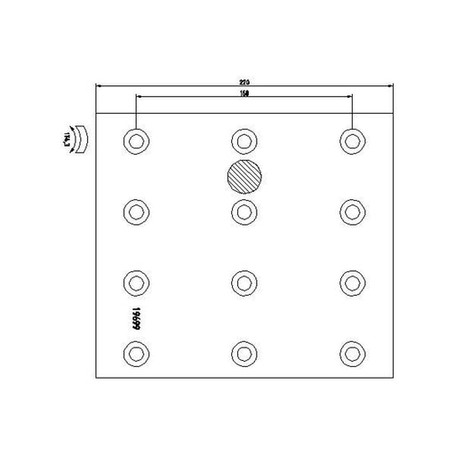 Textar Textar Cv Brake Lining Set 1969906