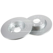 Borg & Beck 2 x Solid Rear Brake Discs BBD6339-x2