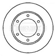Borg & Beck 2 x Vented Front Brake Discs BBD4217-x2