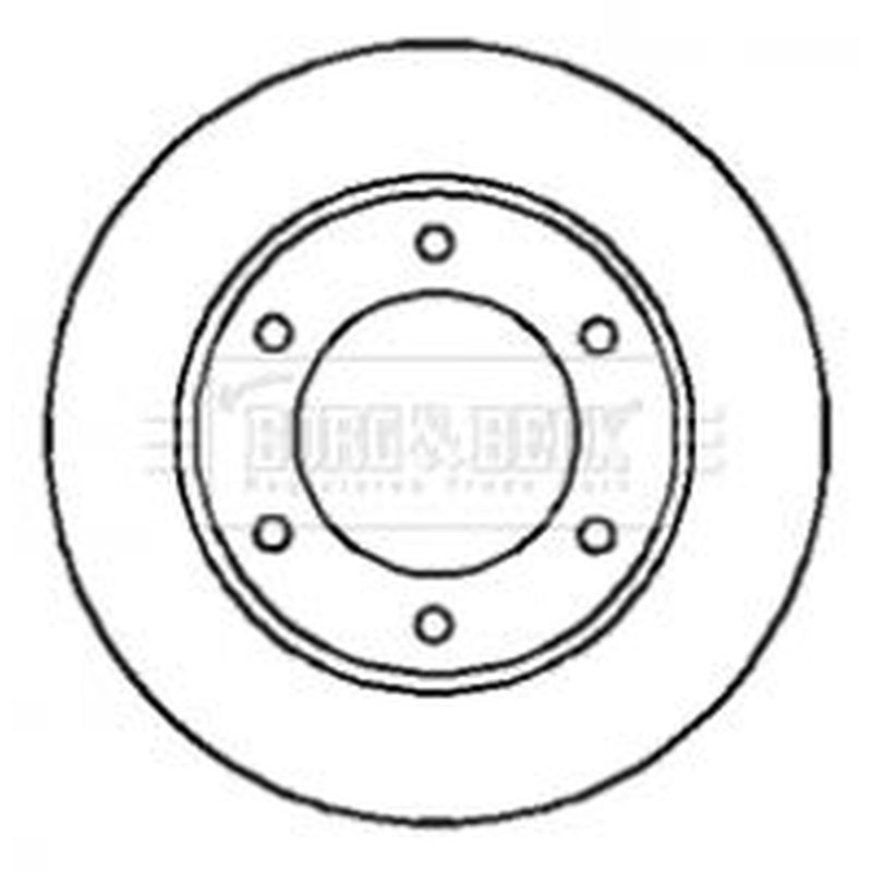 Borg & Beck 2 x Vented Front Brake Discs BBD4217-x2