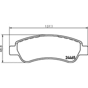 DON Rear Brake Pad Set PCP1636