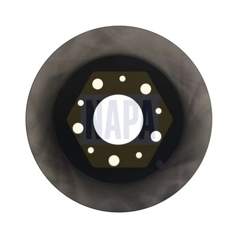 NAPA 2 x Solid Rear Brake Discs NBD5395-x2