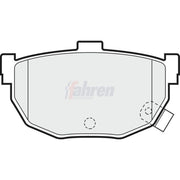 Fahren Rear Brake Pad Set fits Hyundai Coupe I 1996-2002 1.6 2.0