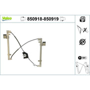 Valeo Electric Window Regulator Lifter Left Front 850918