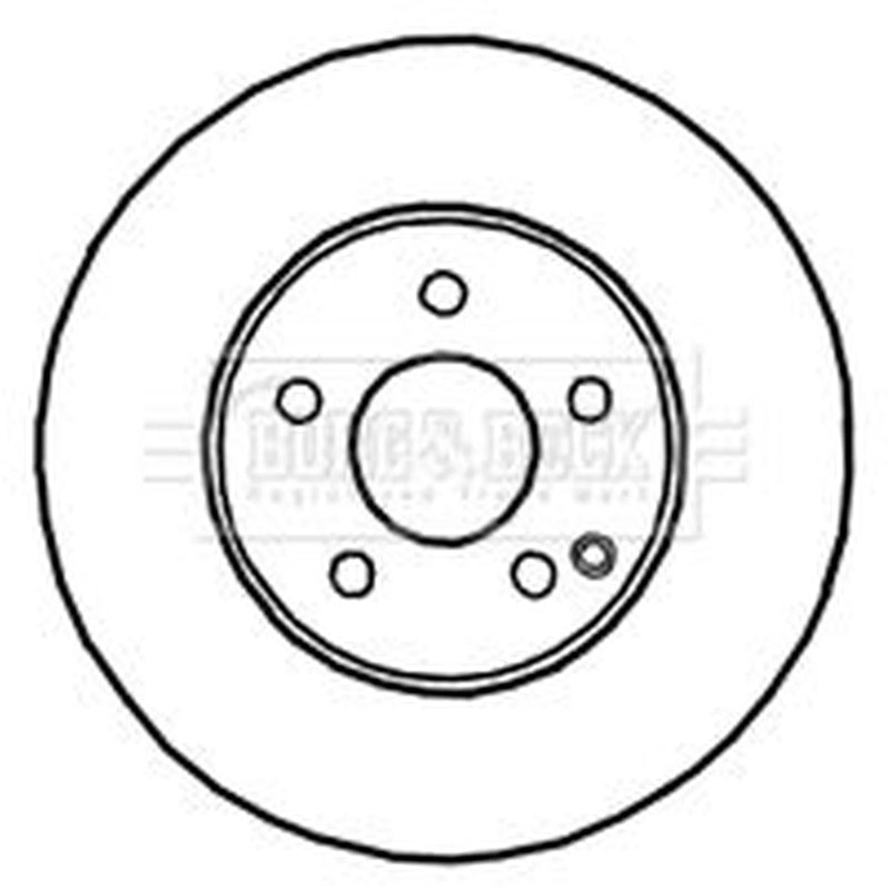 Borg & Beck 2 x Vented Front Brake Discs BBD4629-x2