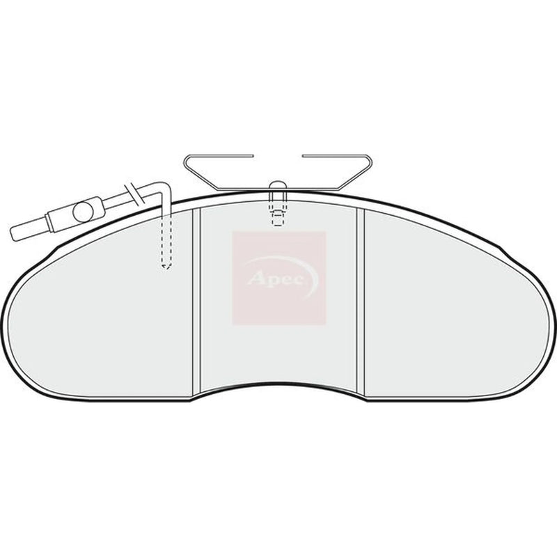 Apec Front Brake Pad Set PAD838