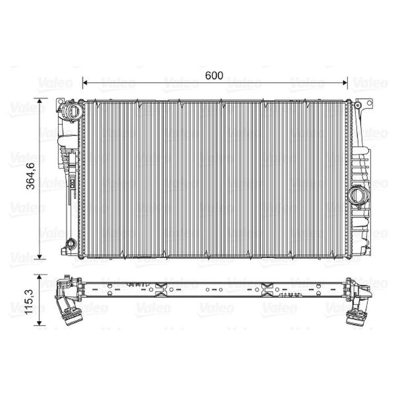 Valeo Engine Radiator 735453