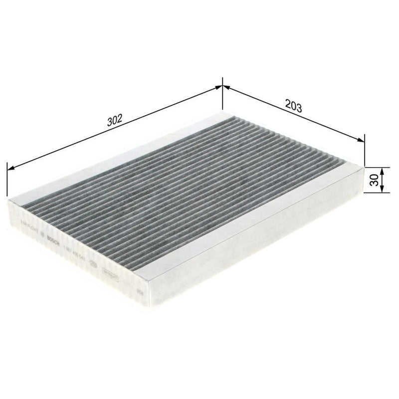 Bosch Cabin Air Filter (Pollen Filter) Interior 1 987 435 543