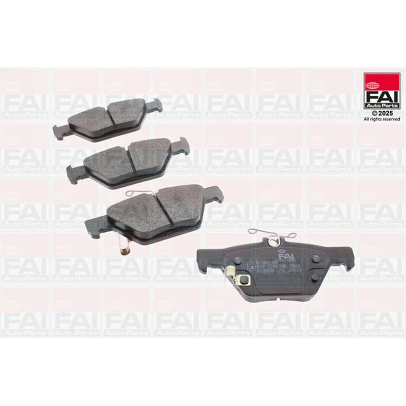 FAI Rear Brake Pad Set BP591
