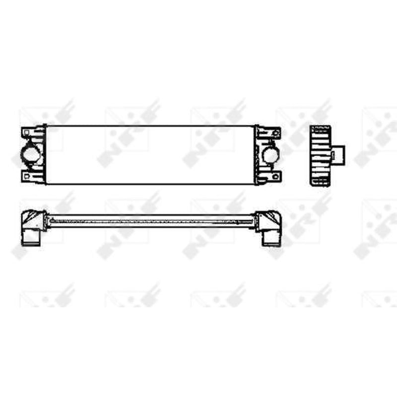 NRF Intercooler (Charge Air Cooler) 30837