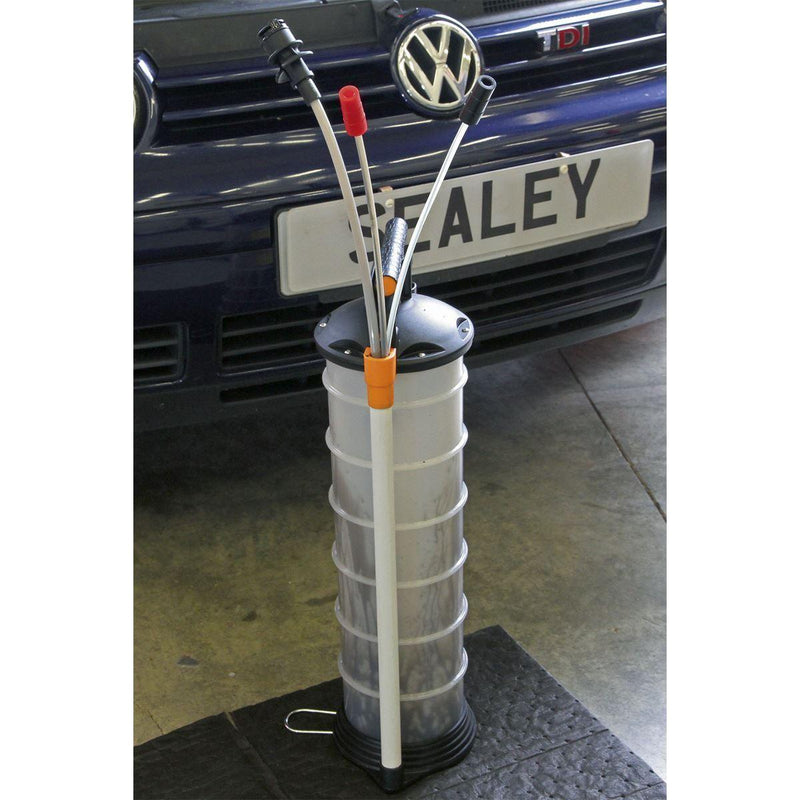 Sealey Vacuum Oil & Fluid Extractor Manual 6.5L TP69 Sealey  - Town Parts