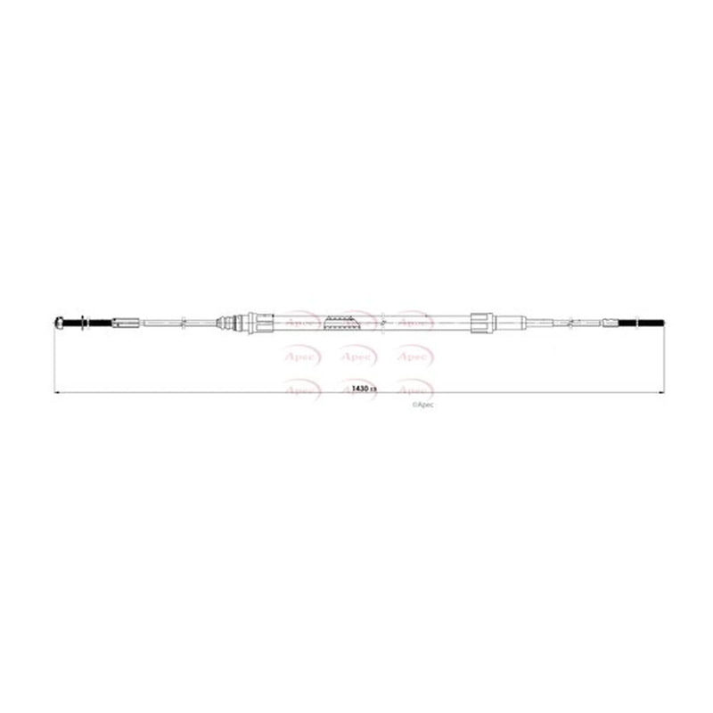 Apec Handbrake Cable Front CAB1692