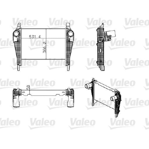 Valeo Intercooler (Charge Air Cooler) 818778