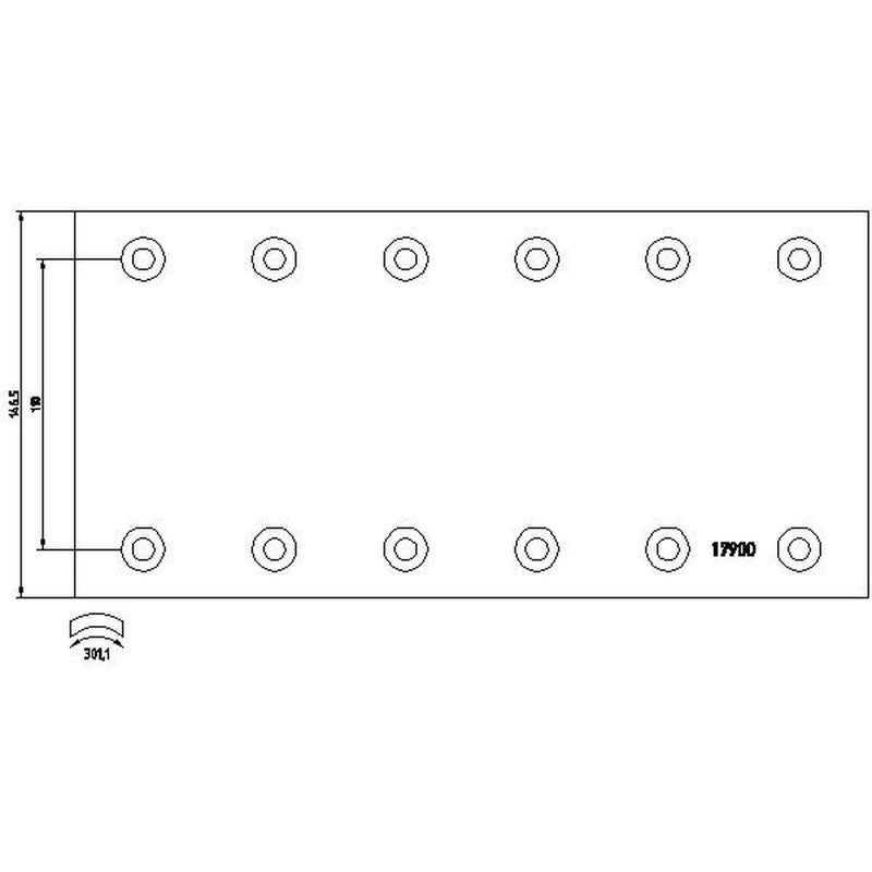 Textar Textar Cv Brake Lining Set 1790007
