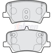 Fahren Rear Brake Pad Set fits Volvo XC40 2017-2023