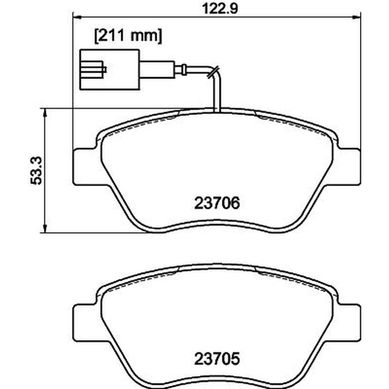 Mintex Lcv Van Kits internally vented MVK0007