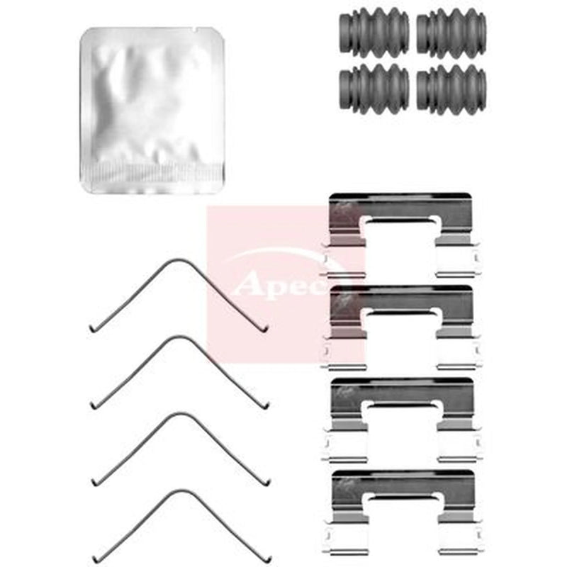 Apec Brake Pad Accessory Fitting Kit Front KIT1556