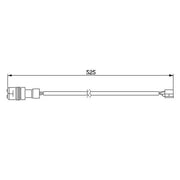 Bosch Brake Pad Wear Sensor Rear 1 987 474 979