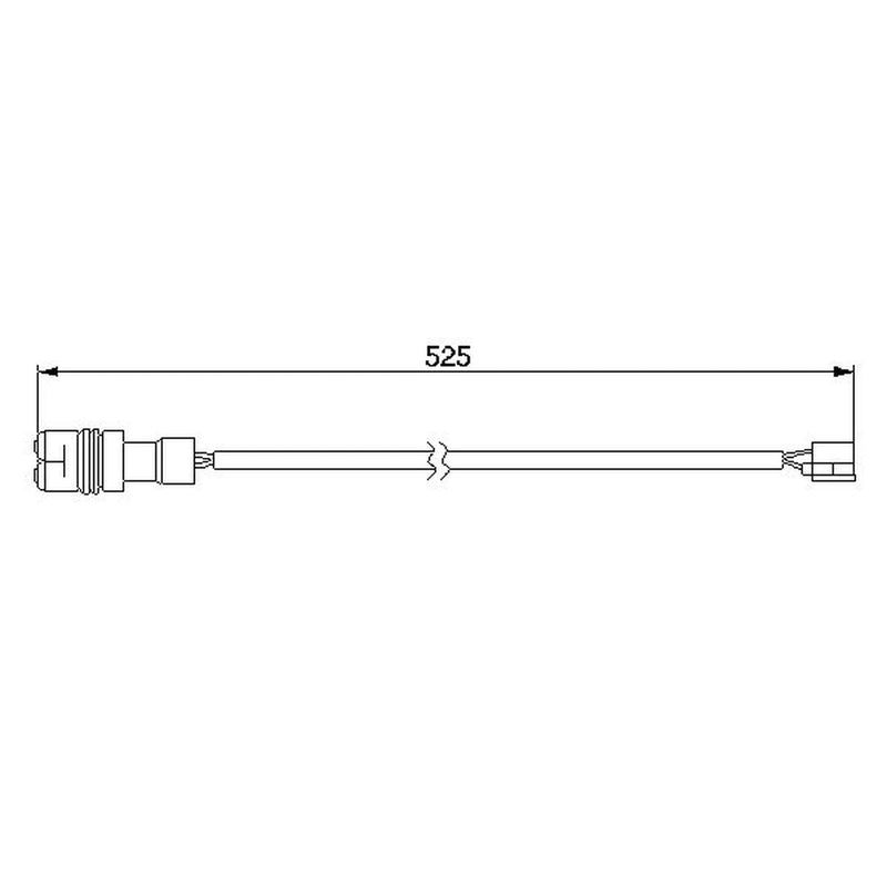 Bosch Brake Pad Wear Sensor Rear 1 987 474 979