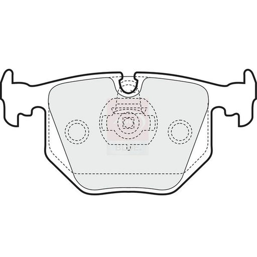Apec Rear Brake Pad Set PD3199