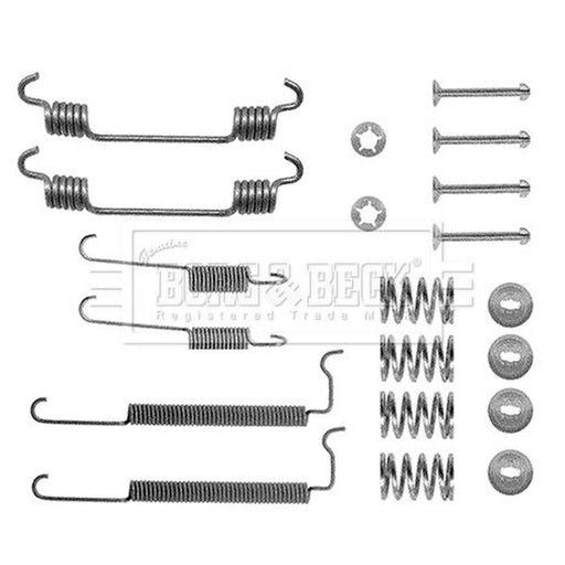 Borg & Beck Brake Shoe Accessory Kit Rear BBK6075