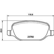 Mintex Rear Brake Pad Set MDB2624