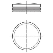 Mahle Piston Cylinder Bore = 72mm 081 59 01